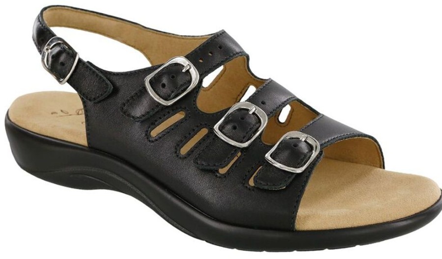 Women SAS Casual Footwear | Sas- Women'S Mystic Sandal Black