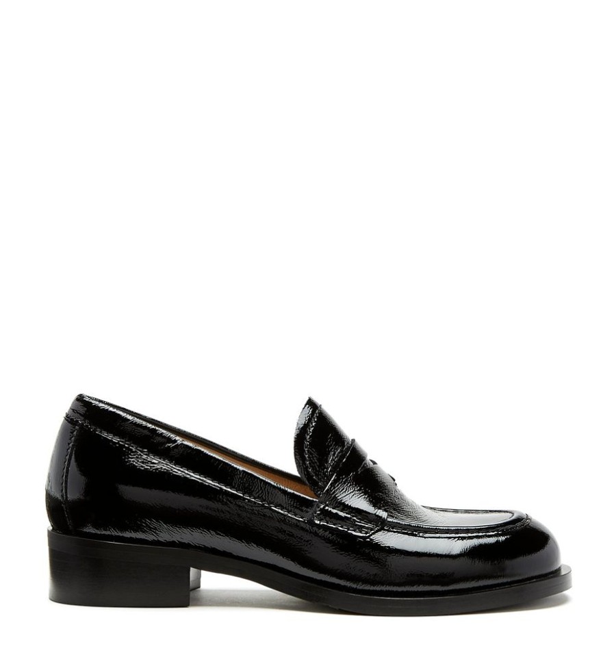 Women LA CANADIENNE Dress Shoes | La Canadienne- Women'S Dominic Loafer Black Pat