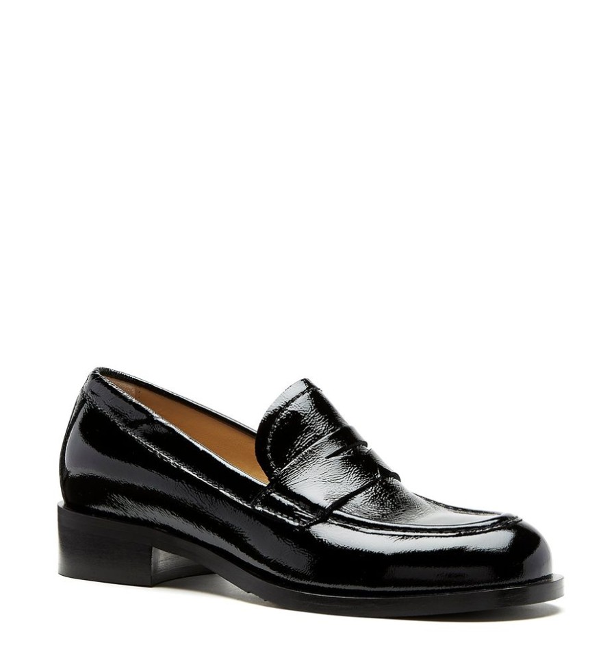 Women LA CANADIENNE Dress Shoes | La Canadienne- Women'S Dominic Loafer Black Pat