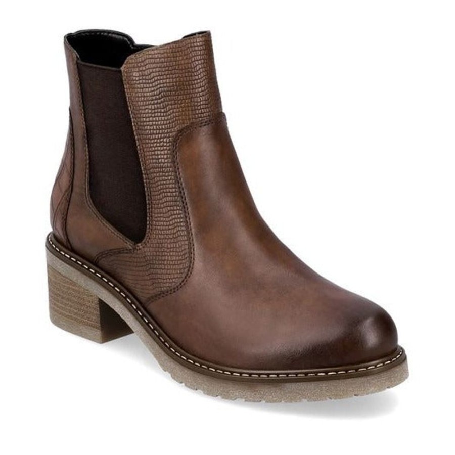 Women REMONTE Casual Footwear | Remonte- Women'S D1A71-22 Boot Chestnut