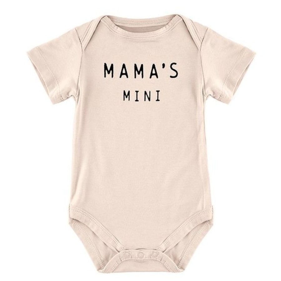 Kid STEPHAN BABY Tops | Stephan Baby- Mama'S Mini Snap Shirt Peach