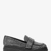 Women MICHAEL KORS Casual Footwear | Michael Kors- Women'S Parker Lug Loafer Black