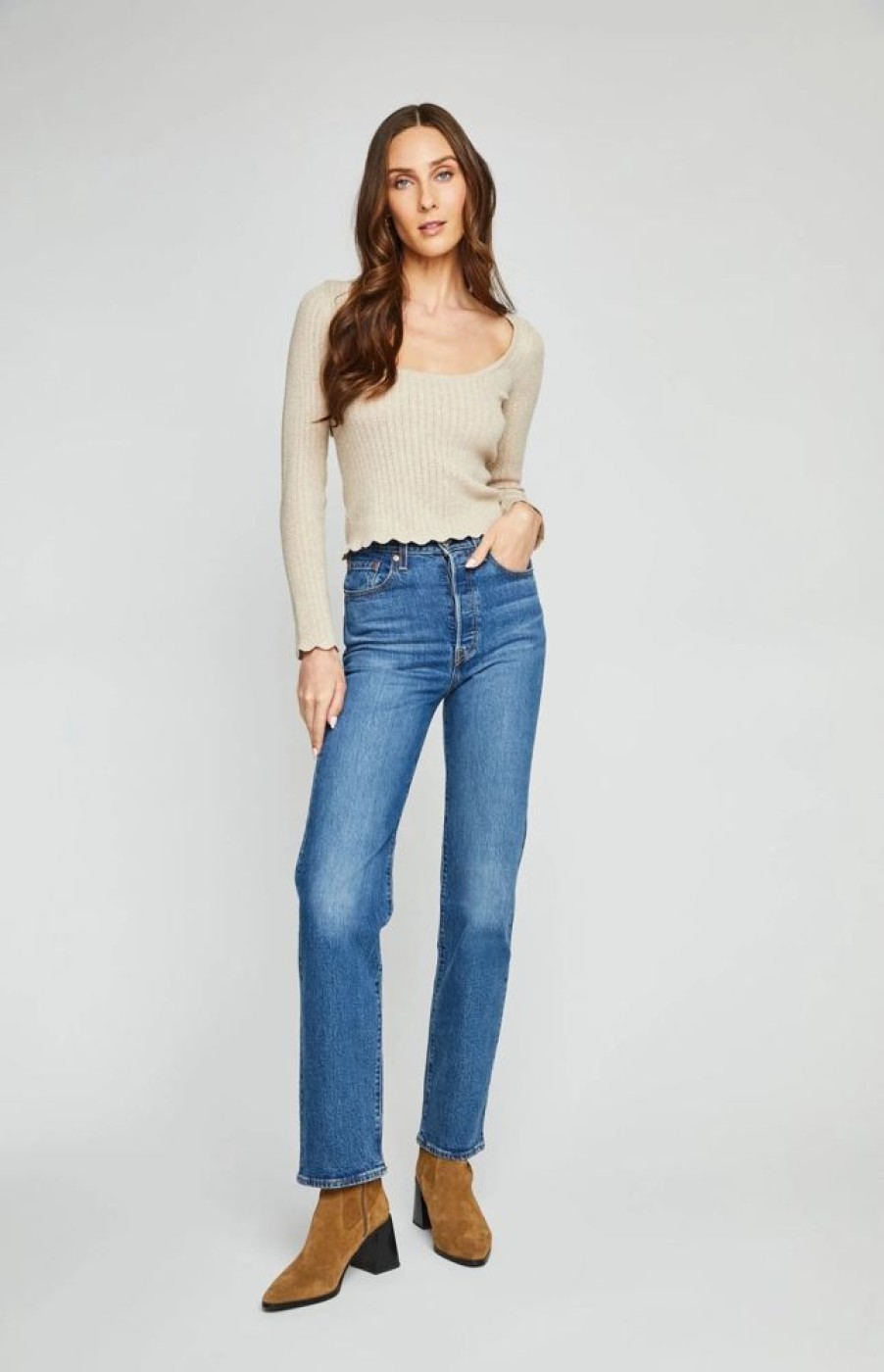 Women GENTLE FAWN Tops | Gentle Fawn- Annie Pullover Shirt