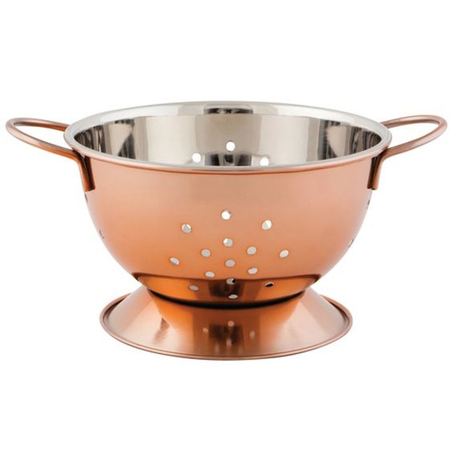 Cottage Kitchen DANICA Kitchenware | Danica- Rose Gold Small Colander