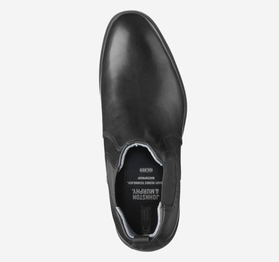 Men JOHNSTON & MURPHY Dress Shoes | Johnston & Murphy- Xc4® Maddox Chelsea Boot Black