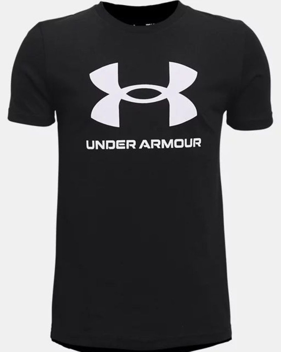 Kid UNDER ARMOUR Tops | Under Armour- Boys' Ua Sportstyle Logo Short Sleeve