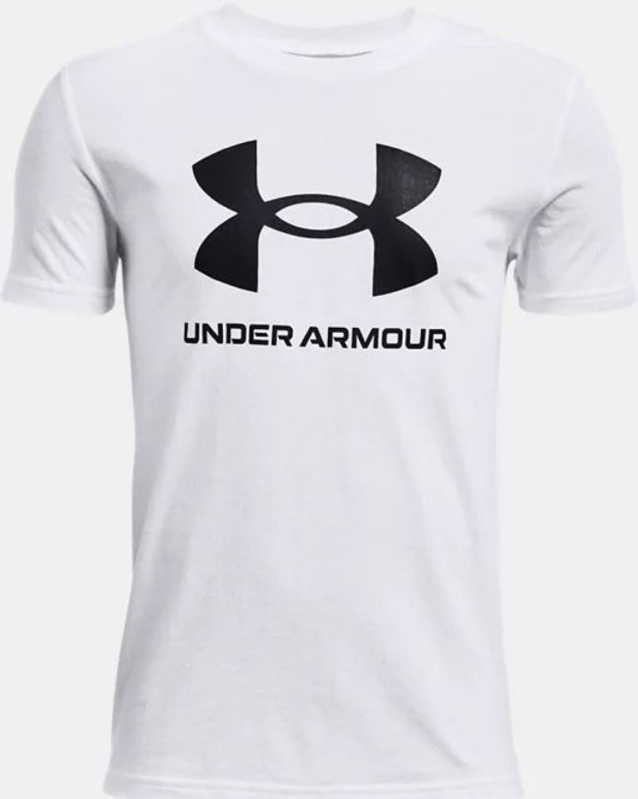 Kid UNDER ARMOUR Tops | Under Armour- Boys' Ua Sportstyle Logo Short Sleeve