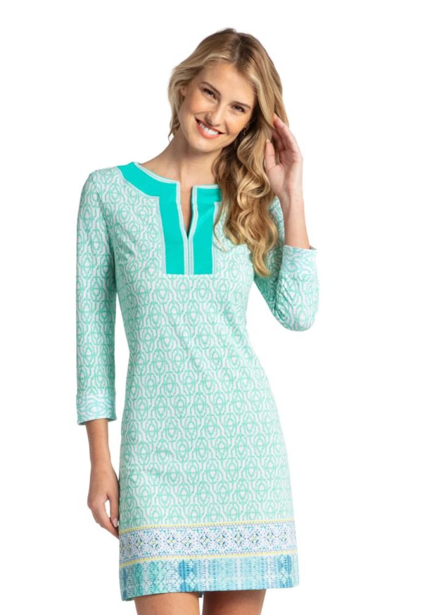 Women CABANA LIFE Dresses | Cabana Life- Embroidered Tunic Dress Napa