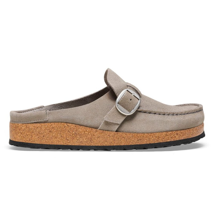 Women BIRKENSTOCK Casual Footwear | Birkenstock- Women'S Buckley Suede Shoe Corduroy Stone