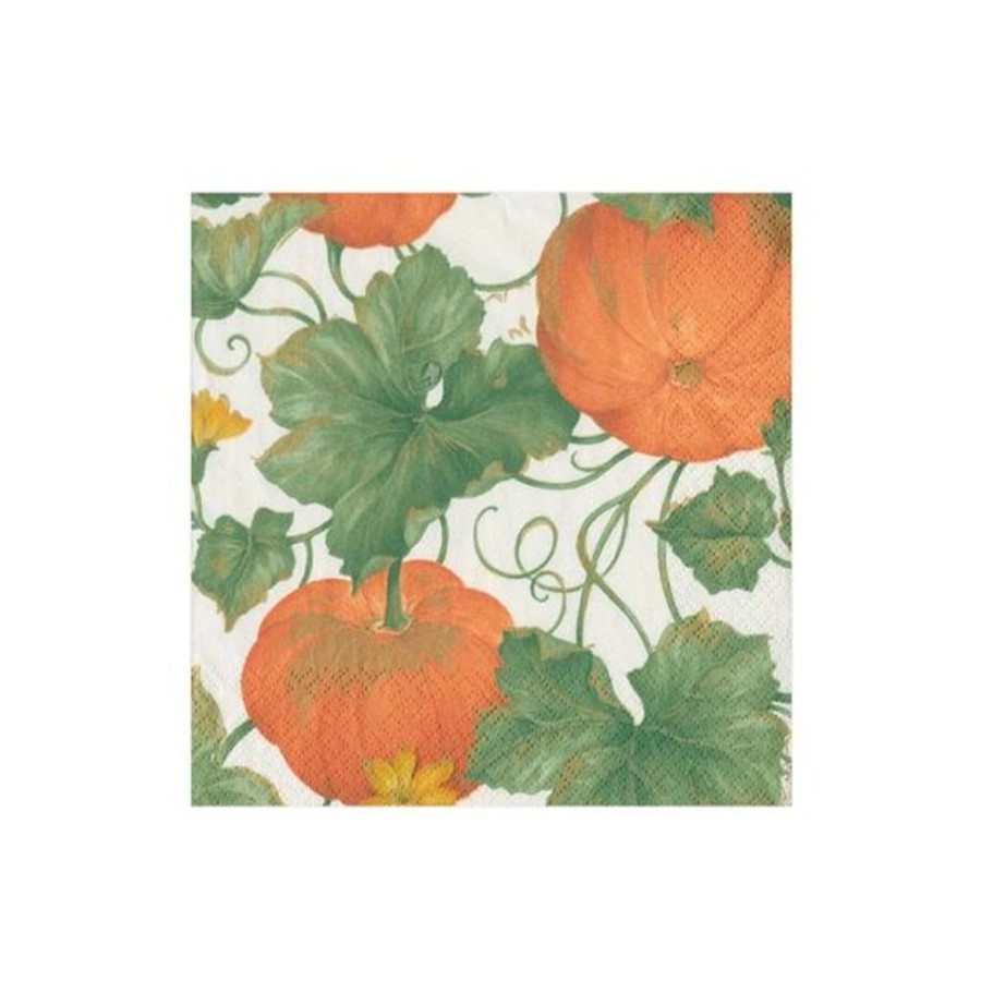 Cottage Kitchen CASPARI Napkins | Caspari- Heirloom Pumpkin Luncheon Napkin