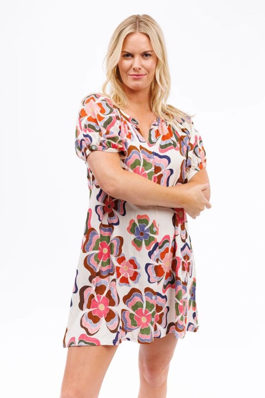 Women SMITH & QUINN Dresses | Smith & Quinn- Women'S The Posie Dress She'S A Rainbow