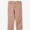 Kid HATLEY Bottoms | Hatley- Boys Grey Twill Pants Thatched