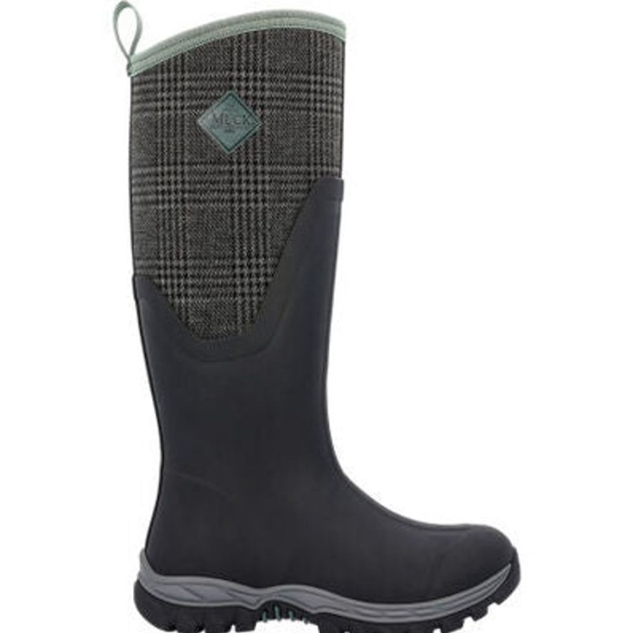 Women MUCK BOOT Winter Boots | Muck- Women'S Artic Sport Ii Tall Winter Boot Blk-Plaid