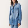 Women PART TWO Tops | Part Two- Ladies Berra Denim Shirt Light Blue Denim