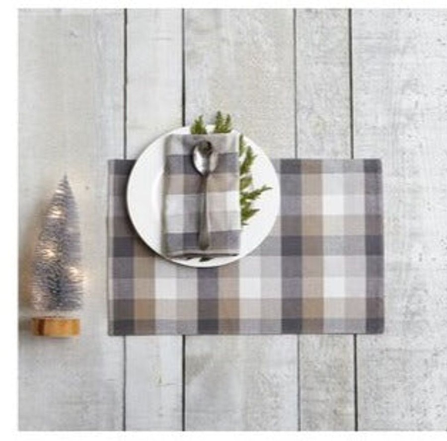 Cottage Kitchen HARMAN Decor | Harman- Frosted Check Placemat