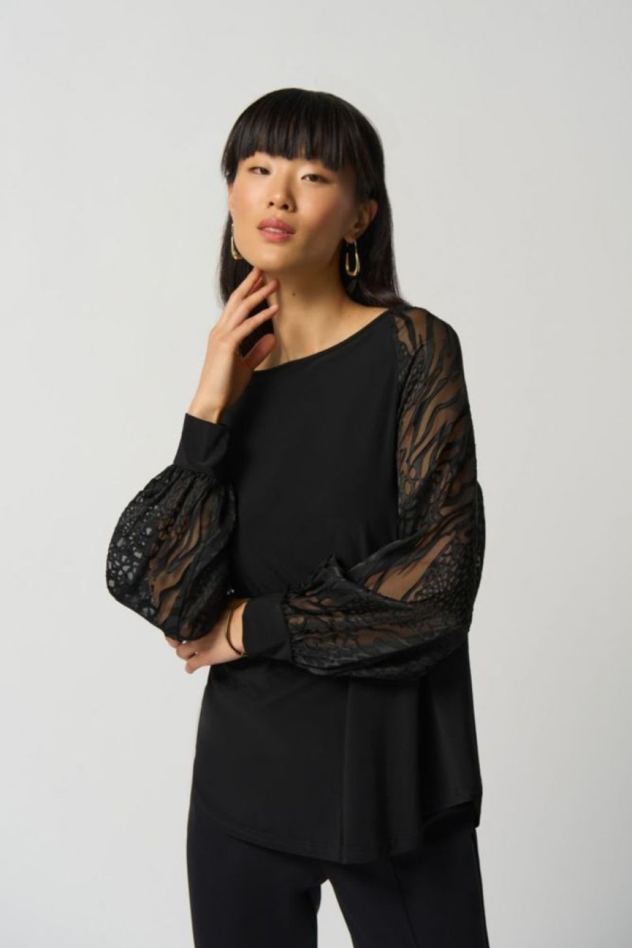 Women JOSEPH RIBKOFF Tops | Joseph Ribkoff- Women'S Top 233003 Black