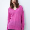 Women LINE Tops | Line- Ladies Audrey Sweater Pink Topaz