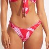 Women SEAFOLLY Bottoms | Seafolly- Ladies Fleur De Bloom Swimsuit Bottom Chilli Red