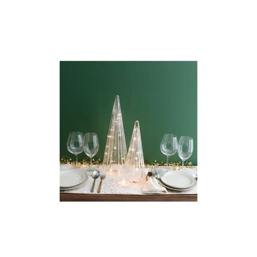 Cottage Kitchen HARMAN Decor | Harman- Large Empire Glass Led Clear Tree