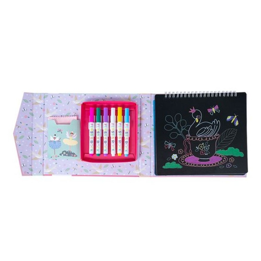 Kid FLOSS & ROCK Toys | Floss & Rock- Enchanted Chalkboard Sketchbook