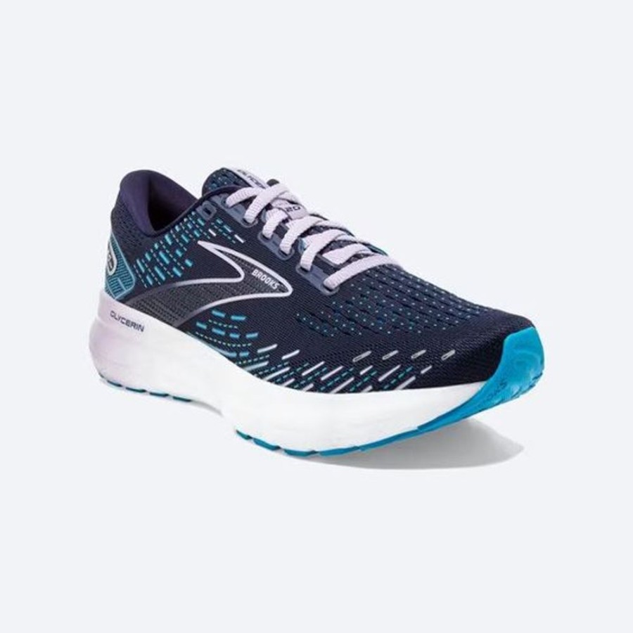 Women BROOKS Athletic Footwear | Brooks- Women'S Glycerin 20 Athletic Shoe Peacoat-Ocean