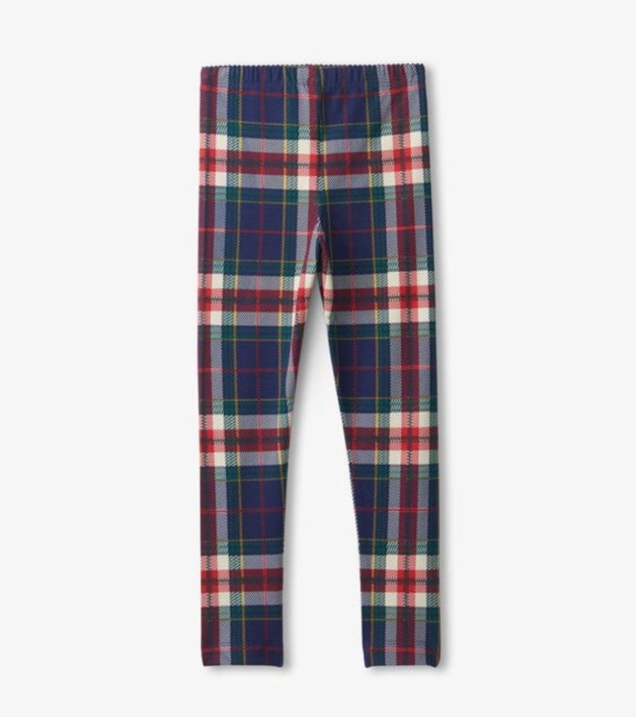 Kid HATLEY Bottoms | Hatley- Kids Celebration Leggings Plaid