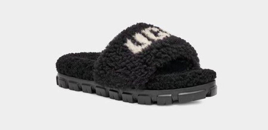 Women UGGS Slippers | Ugg- Women'S Cozetta Curly Graphic Slip-On