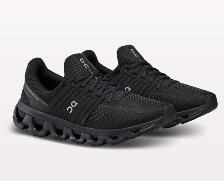 Women ON-RUNNING Casual Footwear | On-Running- Women'S Cloudswift 3 Ad Athletic Shoe All Black