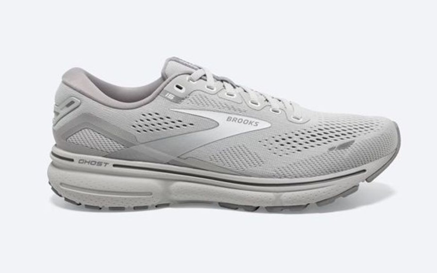 Women BROOKS Sneakers | Brooks- Women'S Ghost 15 Athletic Shoe Oyster-Alloy