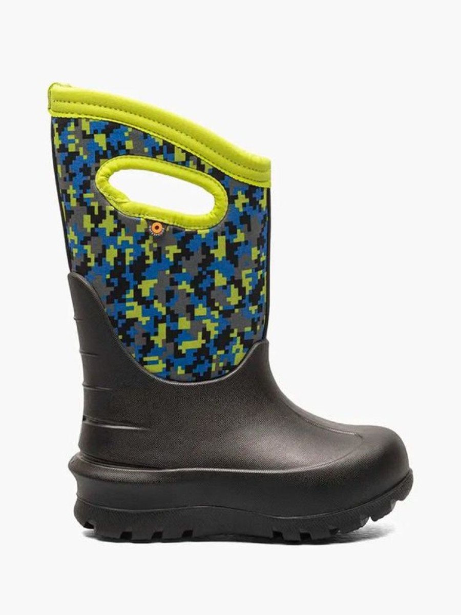 Kid BOGS Winter Boots | Bogs- Kids Neo-Classic Digital Maze Winter Boot