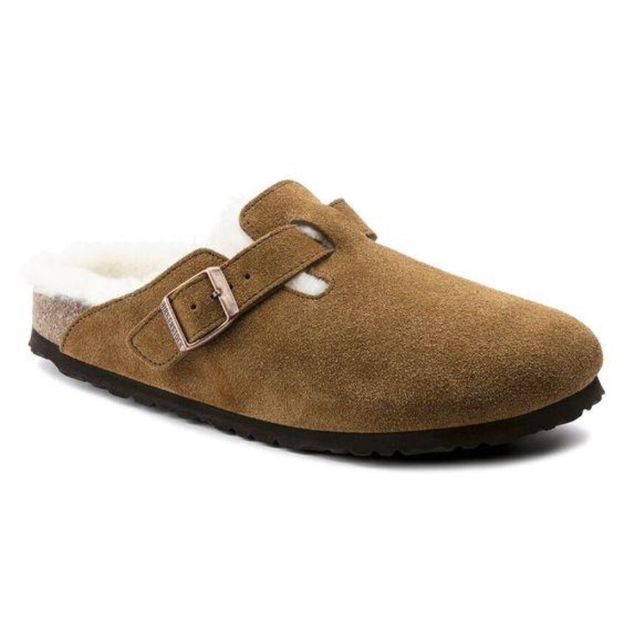 Women BIRKENSTOCK Casual Footwear | Birkenstock- Women'S Boston Shearling Shoe Mink