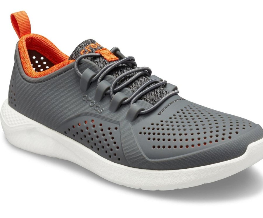 Kid CROCS Sneakers | Crocs- Kids Literide Pacer Shoe Grey