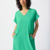 Women JOSEPH RIBKOFF Dresses | Joseph Ribkoff- T-Shirt Dress With Pockets