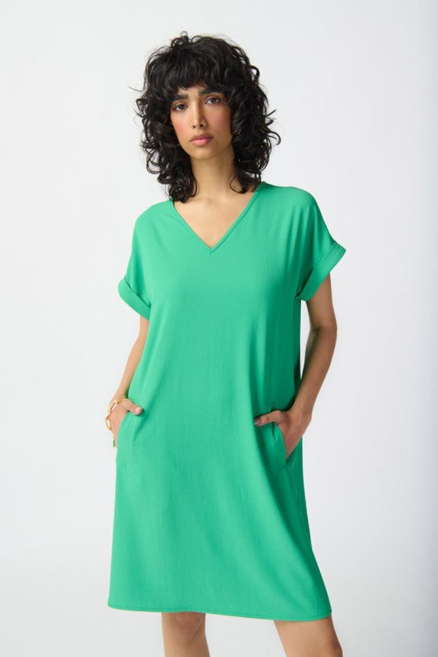 Women JOSEPH RIBKOFF Dresses | Joseph Ribkoff- T-Shirt Dress With Pockets