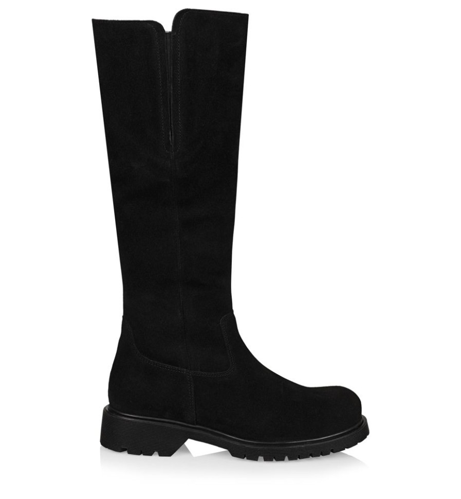 Women LA CANADIENNE Dress Shoes | La Canadienne- Women'S Helene Boot Black Suede