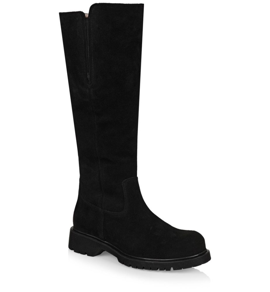 Women LA CANADIENNE Dress Shoes | La Canadienne- Women'S Helene Boot Black Suede