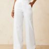 Women TOMMY BAHAMA Bottoms | Tommy Bahama- Paloma Coast Stretch-Linen Trousers White