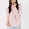 Women LYLA & LUXE Tops | Lyla & Luxe- Ladies Mila Sweater Pink