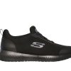 Women SKECHERS Sneakers | Skechers- Ladies Work Squad Sr Sneaker Black