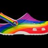 Women CROCS Casual Footwear | Crocs- Unisex Clog Rainbow