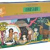 Kid FLOSS & ROCK Toys | Floss & Rock- Dinosaur Jigsaw Puzzle With Figures