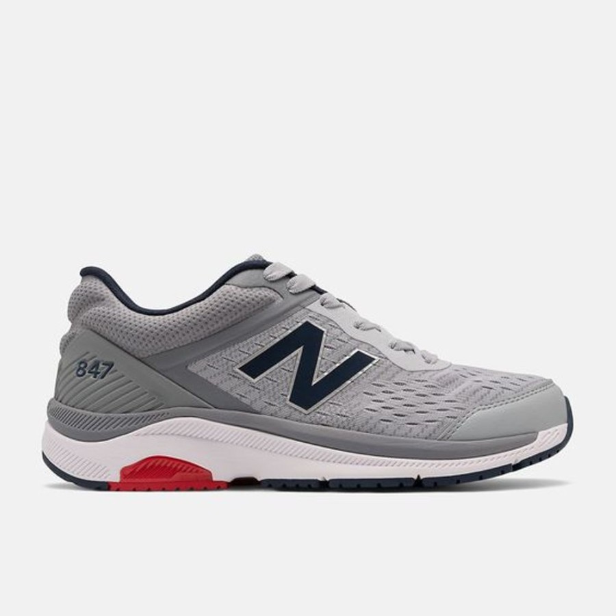 Men NEW BALANCE Athletic Footwear | New Balance- Men'S Mw847Lg4 Athletic Shoe Grey