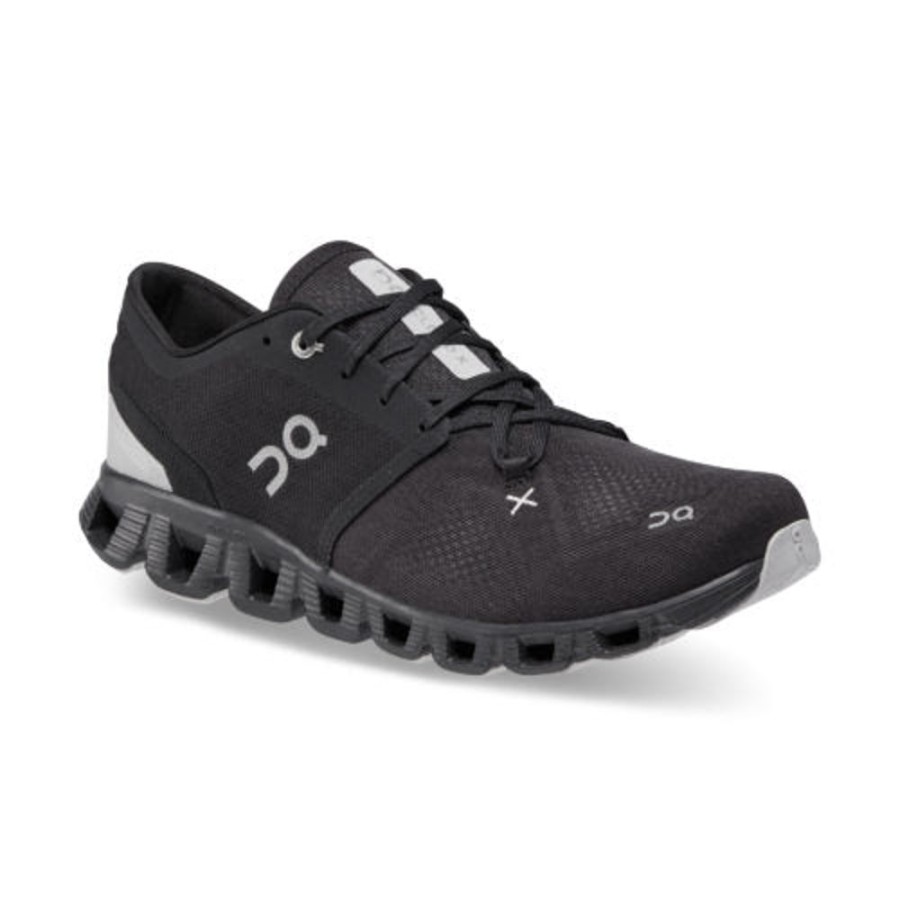 Women ON-RUNNING Sneakers | On-Running- Men'S Cloud X 3 Athletic Shoe Black