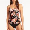 Women SEA LEVEL Tops | Sea Level- Ladies Escape Twist Front Multifit Singlet Swim Top