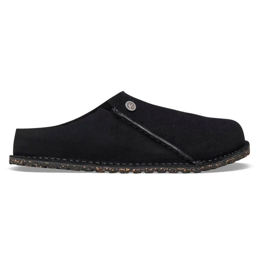 Women BIRKENSTOCK Casual Footwear | Birkenstock- Women'S Zermatt Suede Leather Shoe Black