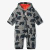 Kid HATLEY Jackets & Outwear | Hatley- Baby Wild Bears Snowsuit Charcoal