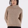 Women LYLA & LUXE Tops | Lyla & Luxe- Ladies Evolet Sweater Camel