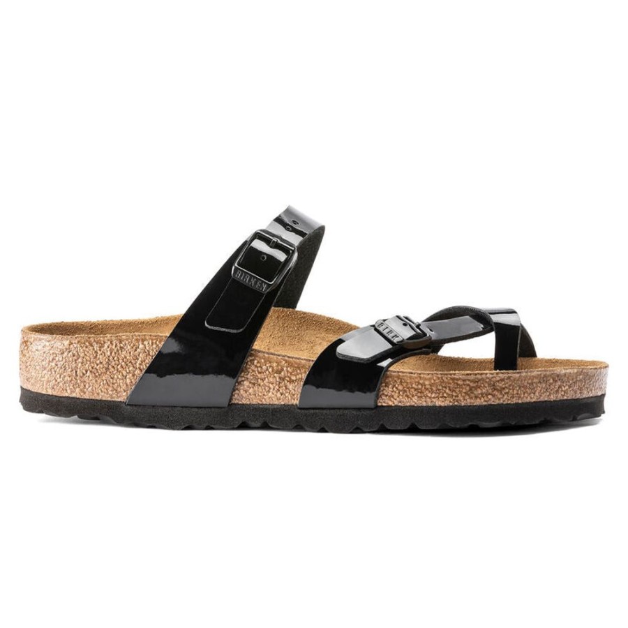 Women BIRKENSTOCK Casual Footwear | Birkenstock-Women'S Mayari Sandal Patent Black