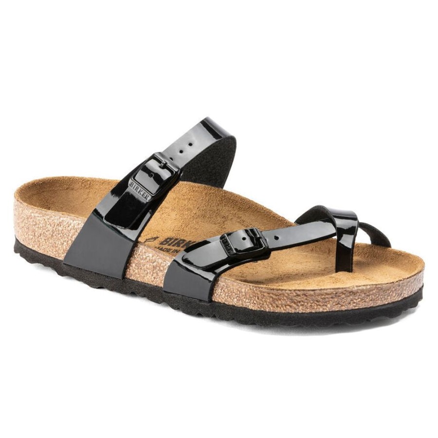 Women BIRKENSTOCK Casual Footwear | Birkenstock-Women'S Mayari Sandal Patent Black