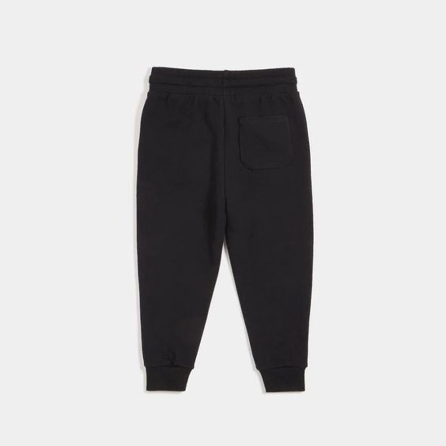 Kid MILES THE LABEL Bottoms | Miles The Label- Kids Basic Pure Jogger Black